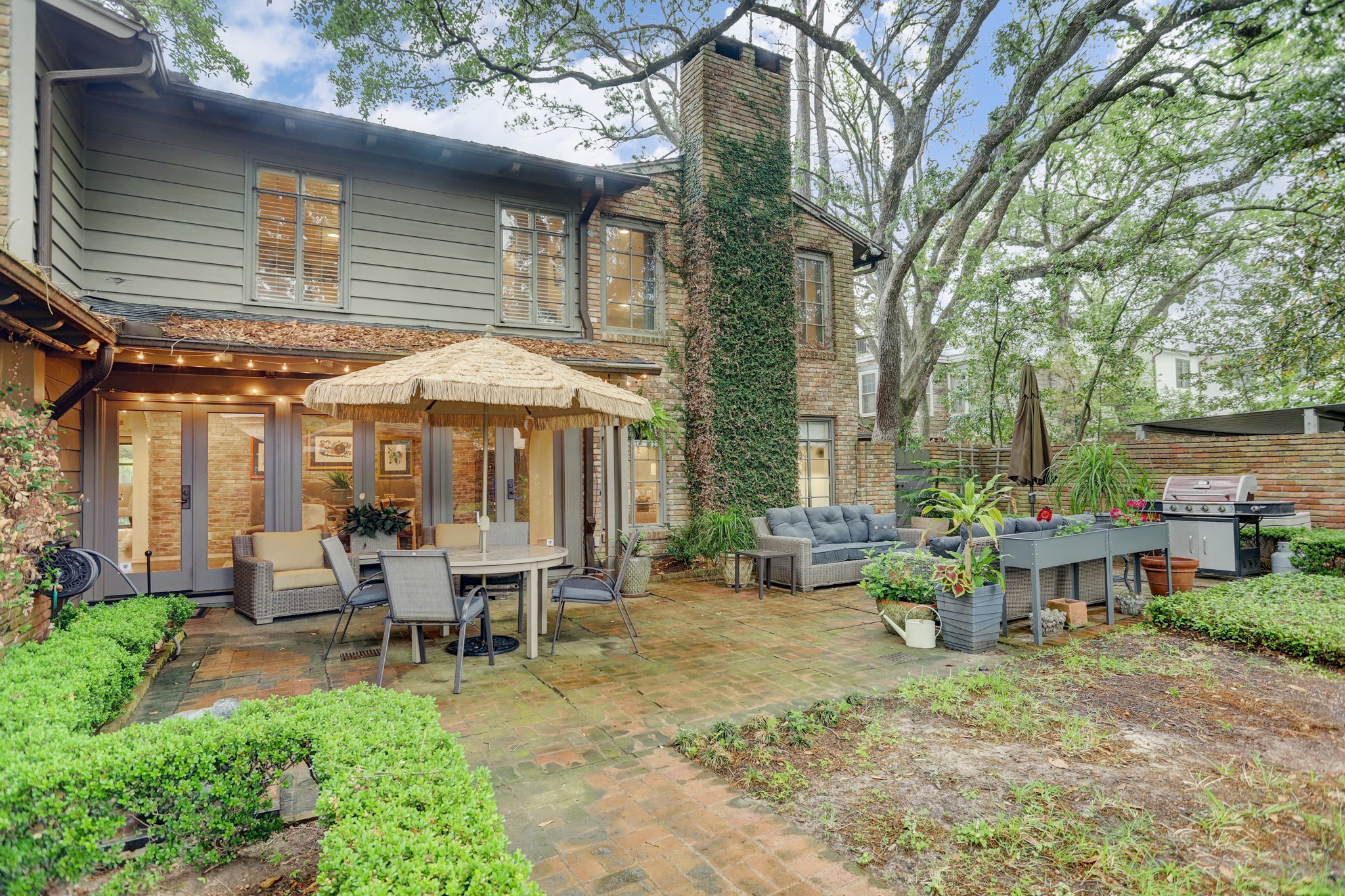 3735 Del Monte Drive Houston, TX 77019 - Photo 19 of 21 Shady back patio perfect for entertaining