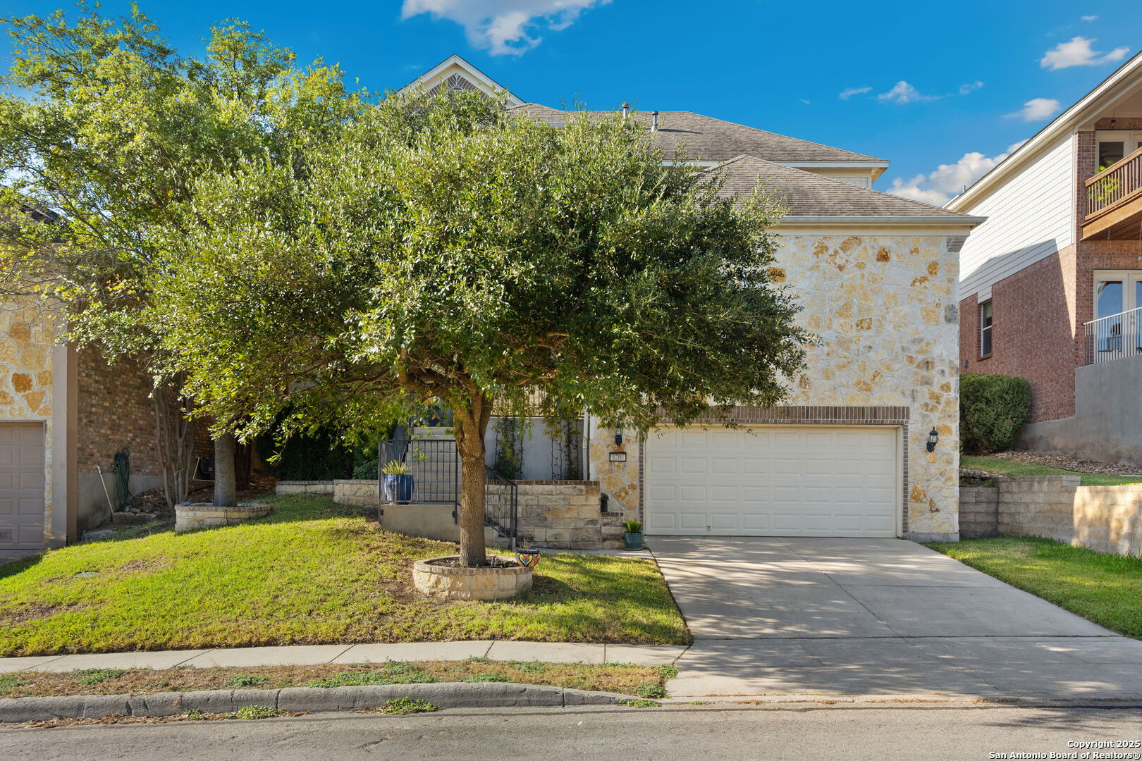 8206 Setting Moon San Antonio, TX 78255 - Photo 22 of 36 a view of a yard with plants and trees