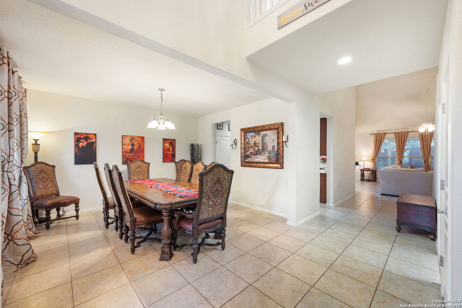 8206 Setting Moon San Antonio, TX 78255 - Photo 25 of 36 a dining room with furniture and window