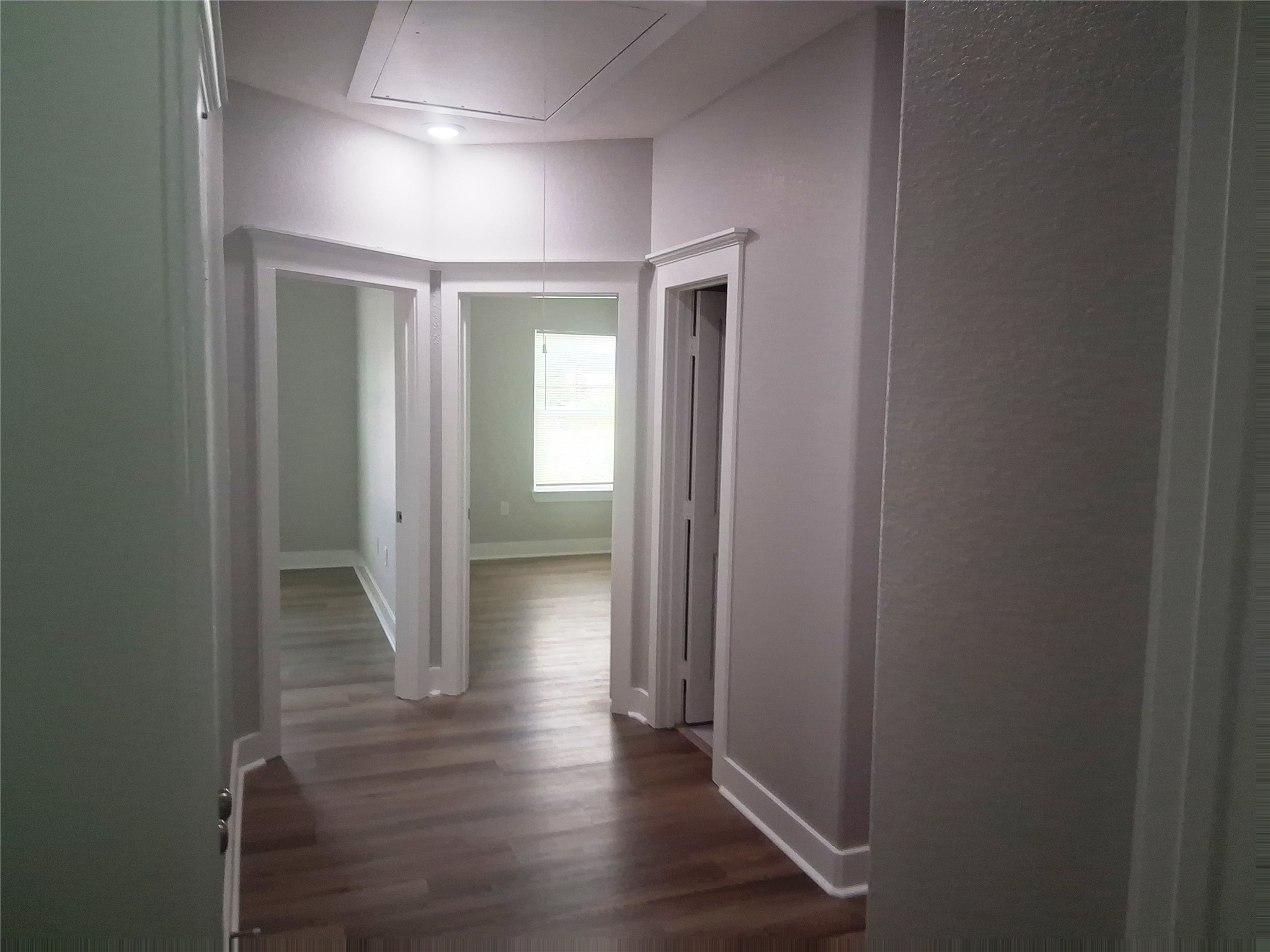 790 Fair Street, Unit A Houston, TX 77088 - Photo 12 of 14 Hallway upstairs with washer and dryer conections