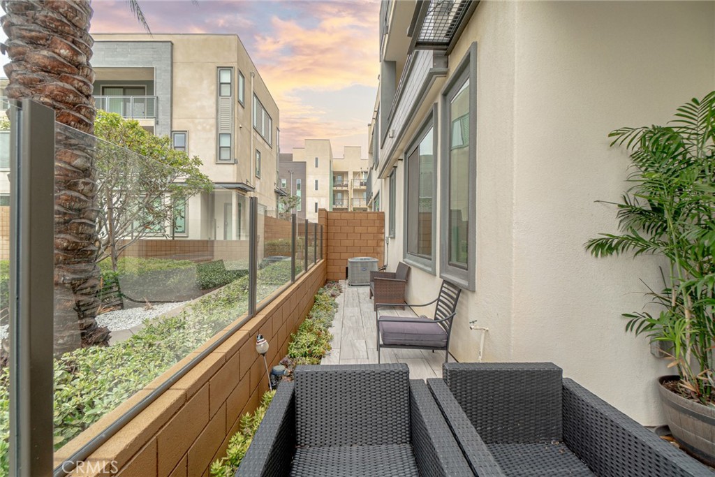 185 Tribeca Irvine, CA 92612 - Photo 41 of 55 a view of balcony with furniture