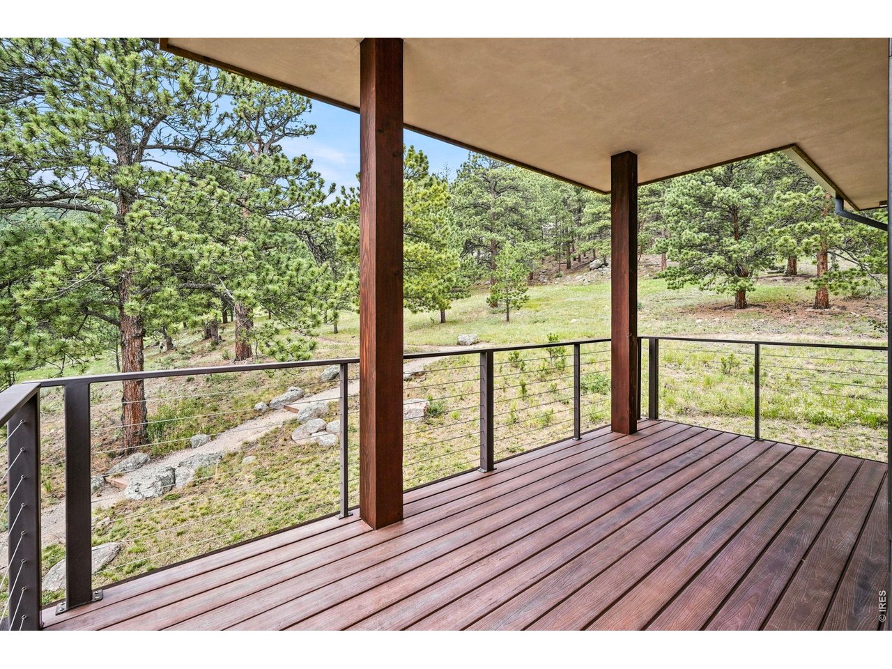 575 Reed Ranch Road Boulder, CO 80302 - Photo 35 of 47 a view of balcony with wooden floor