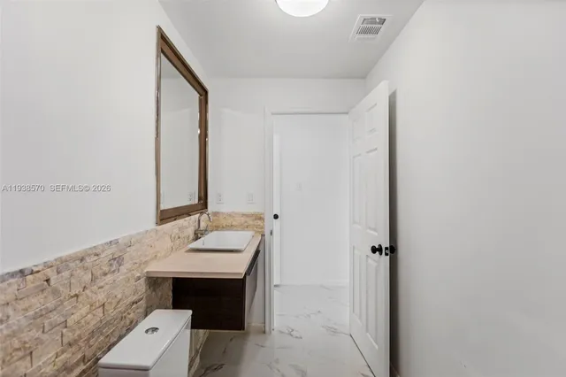 a view of an empty room