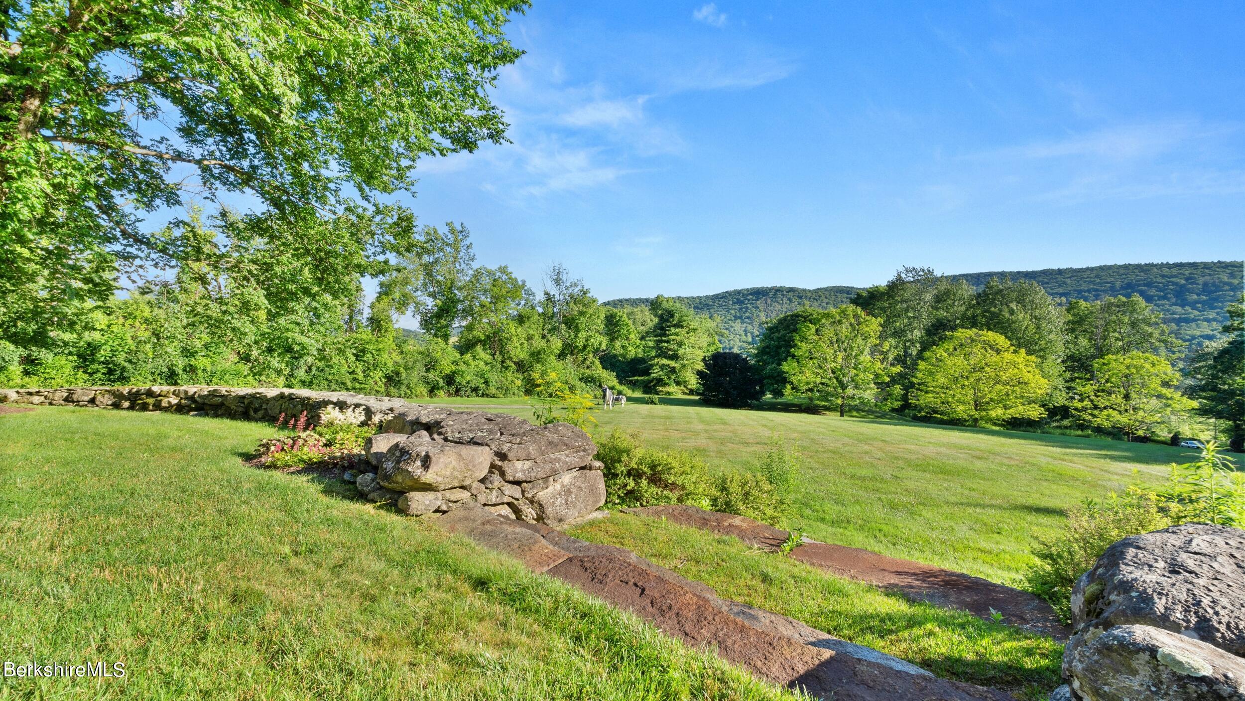 37 Main Road Tyringham, MA 01238 - Photo 51 of 56 Stone steps down to lawn