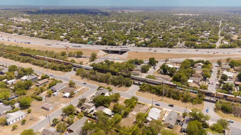 a view of city and ocean