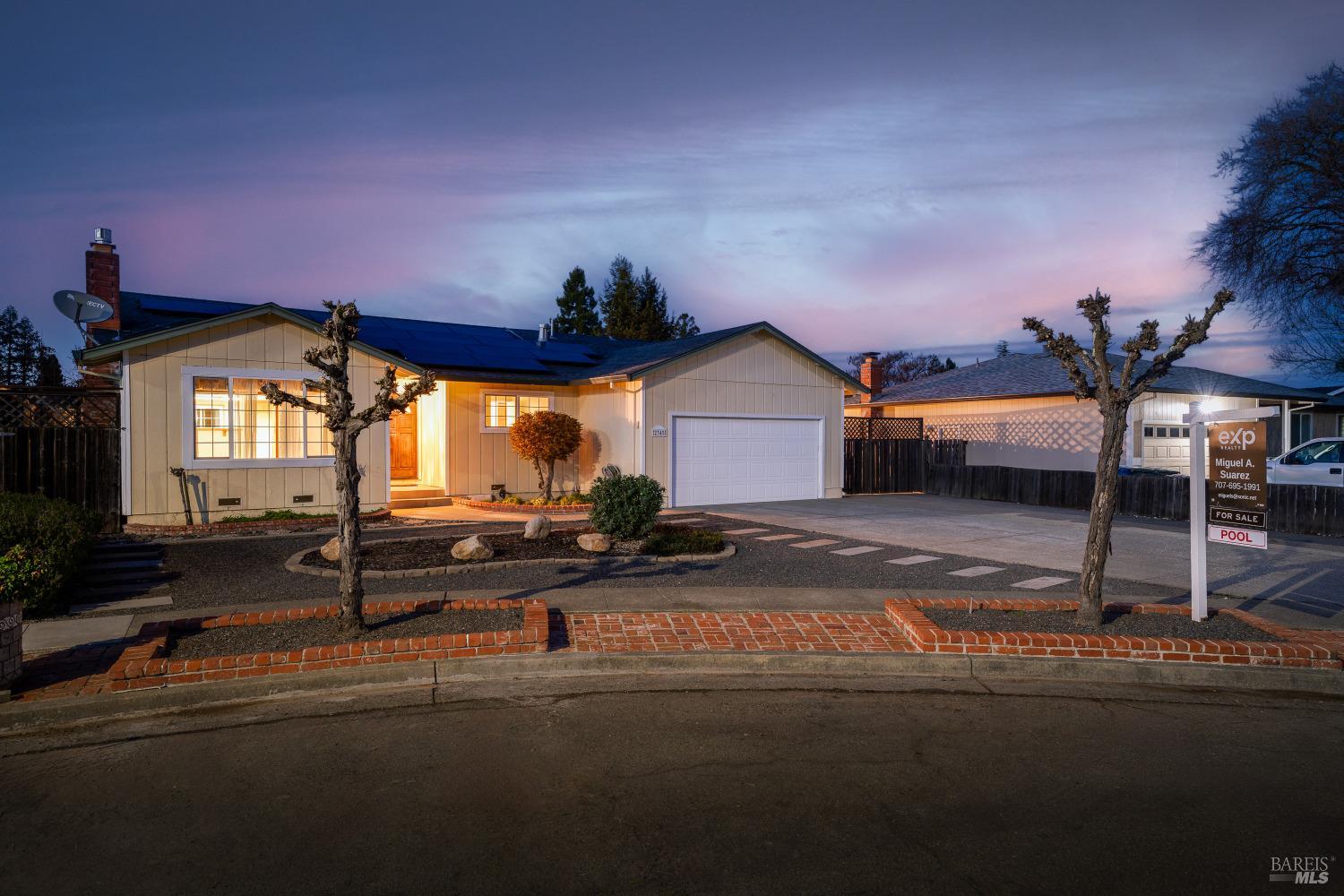 2345 Hickock Court Santa Rosa, CA 95403 - Photo 1 of 1 a view of a house with a patio