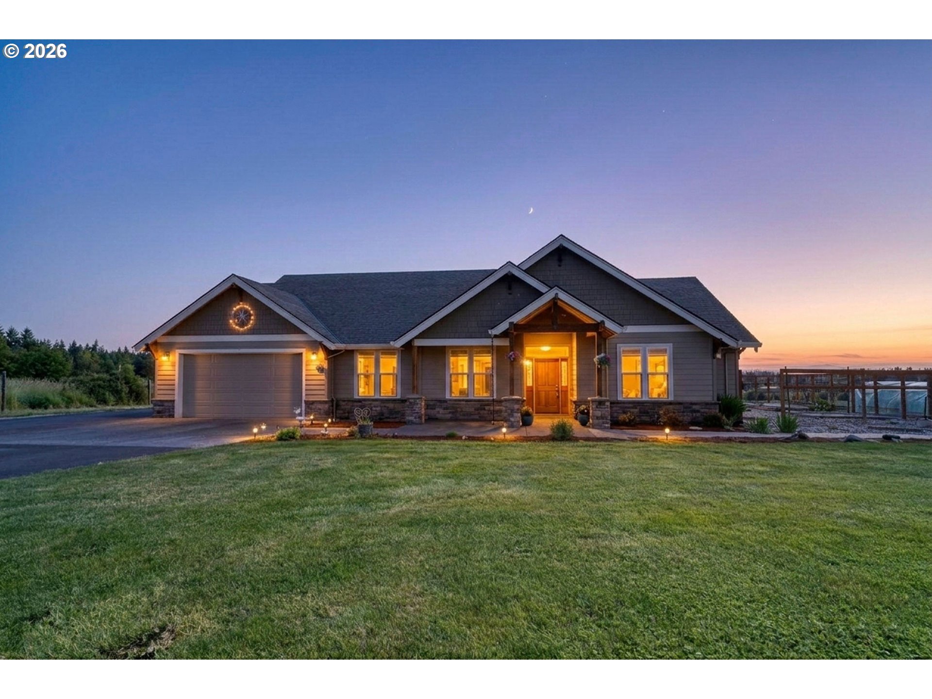 33058 Church Road Warren, OR 97053 - Photo 1 of 45 a front view of a house with a yard and garage