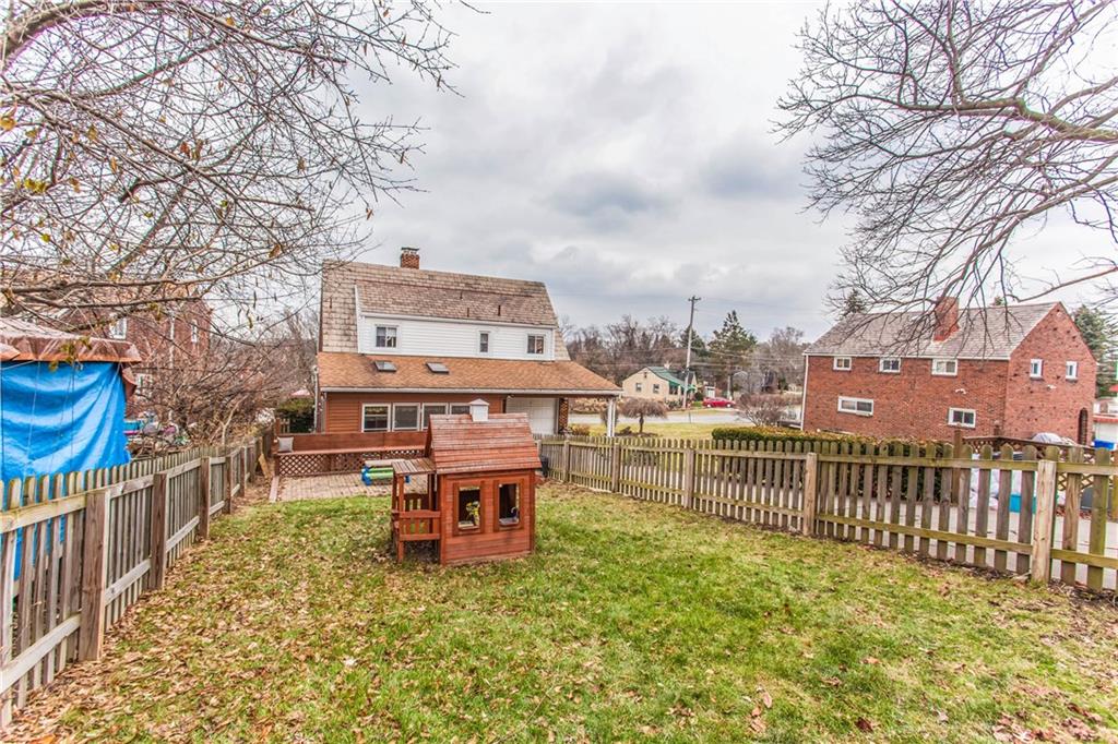 823 Agnew Road Baldwin, PA 15227 - Photo 18 of 21 Nice sized fenced yard for the kids or dogs to play!