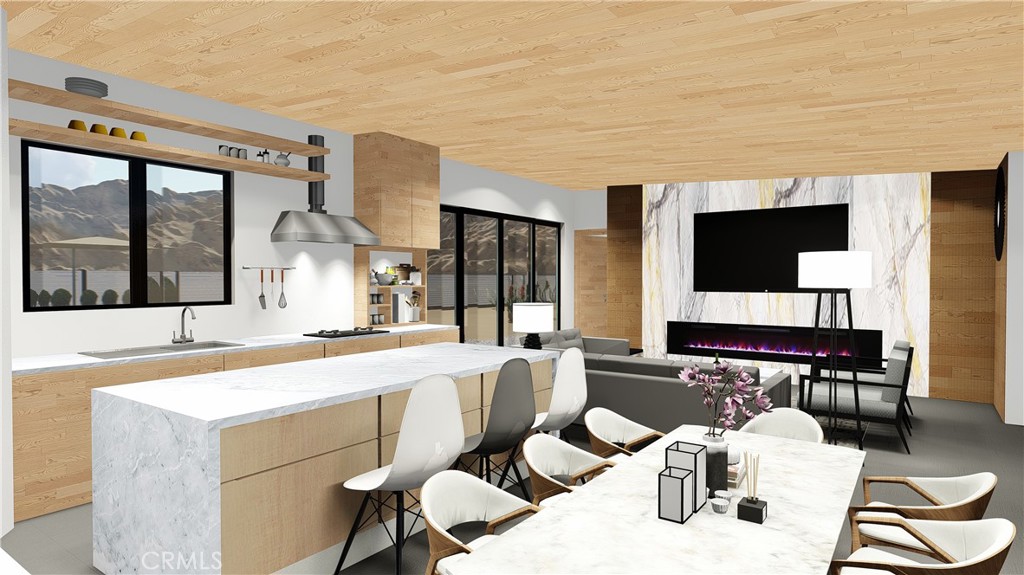 64845 Sun Oro Road Joshua Tree, CA 92252 - Photo 5 of 52 a living room with furniture and flat screen tv