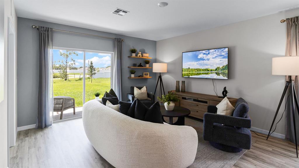 3316 White Indigo Road Winter Haven, FL 33884 - Photo 13 of 27 a living room with furniture and a flat screen tv