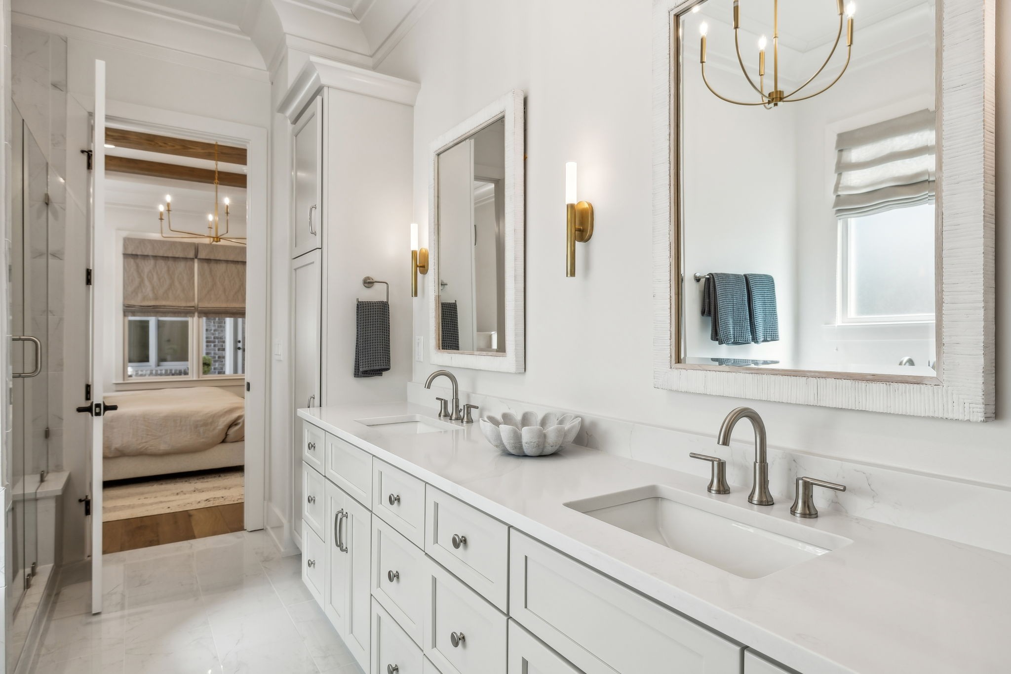 1013 William Street Franklin, TN 37064 - Photo 27 of 49 a bathroom with a double vanity sink mirror and