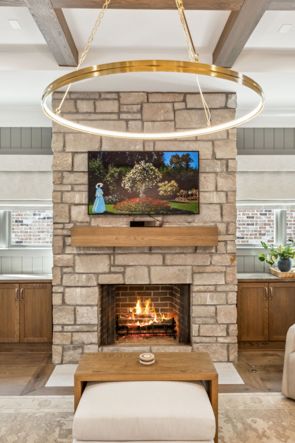 1013 William Street Franklin, TN 37064 - Photo 8 of 49 a living room with a fireplace and a table
