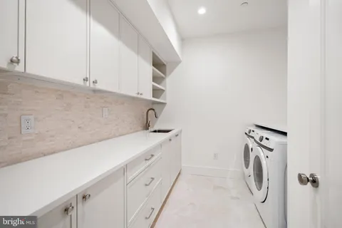 a view of a bathroom with shower