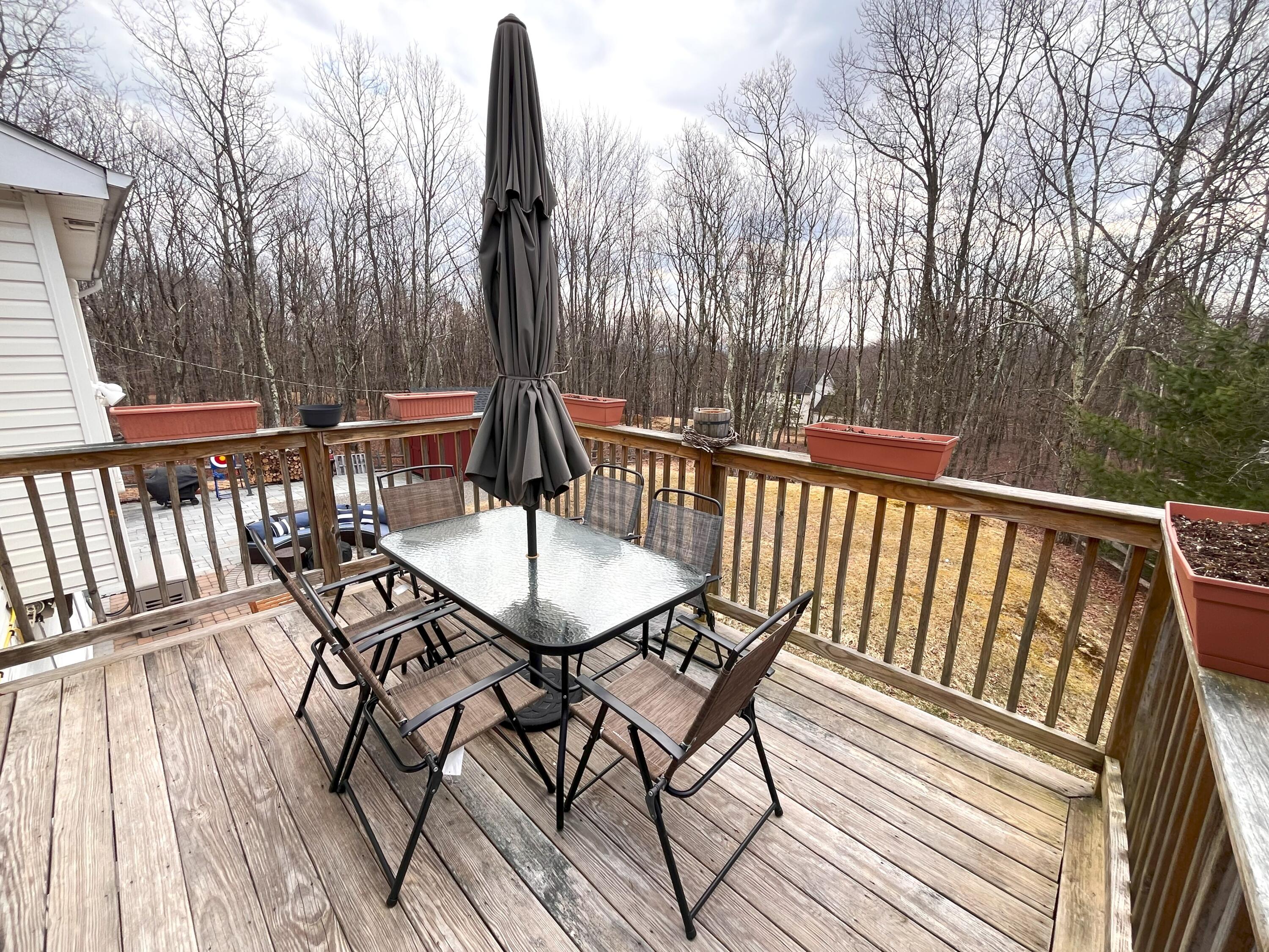 8 Iowa Road Albrightsville, PA 18210 - Photo 39 of 49 Rear Deck