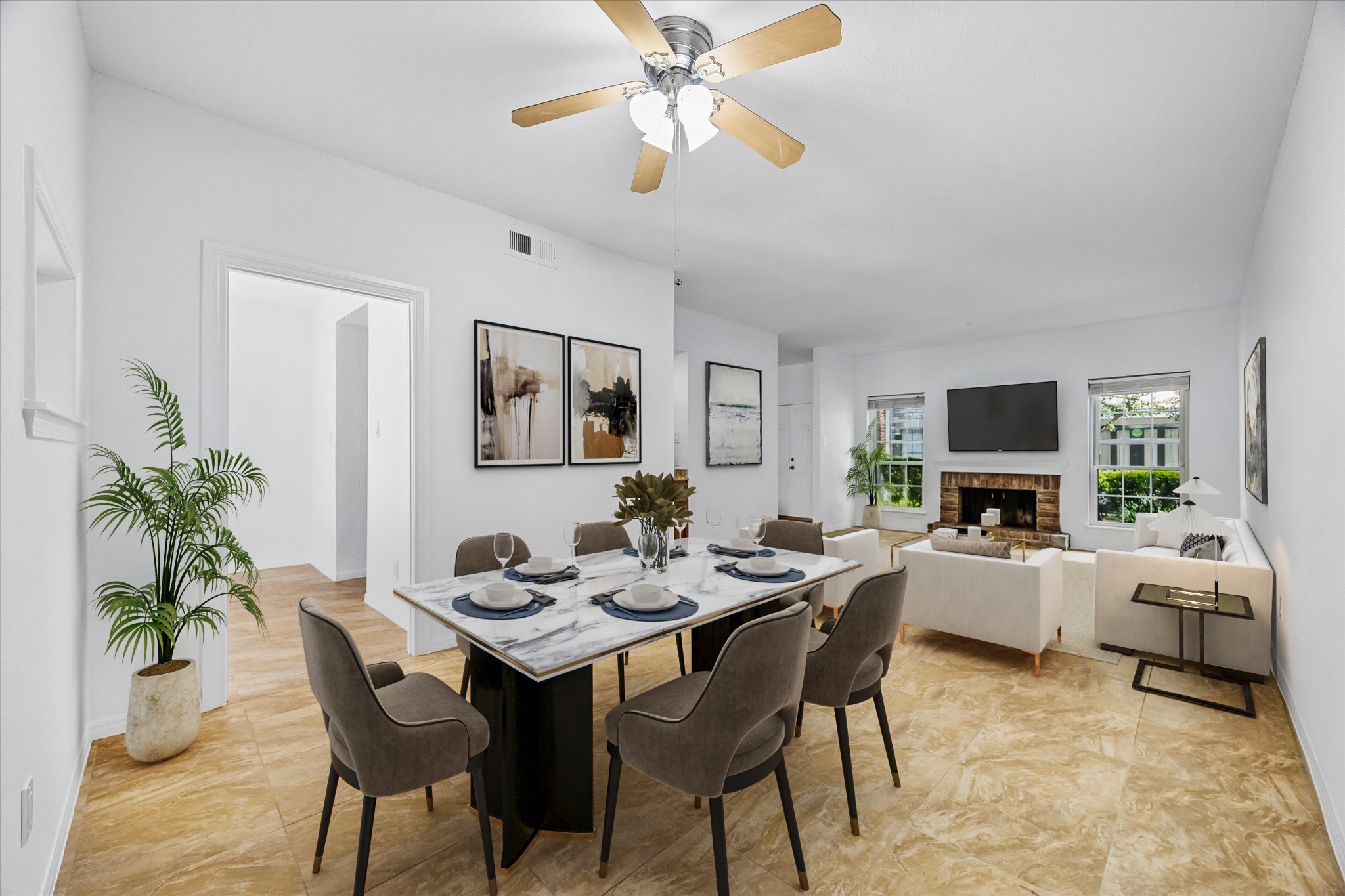 752 Augusta Drive, Unit 752 Houston, TX 77057 - Photo 4 of 19 Virtually staged.