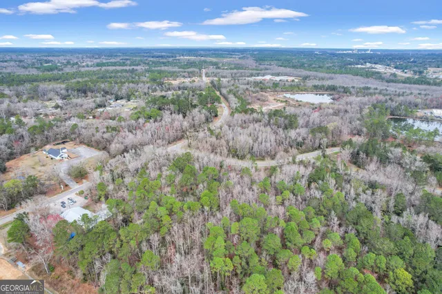 a view of a yard with an outdoor space