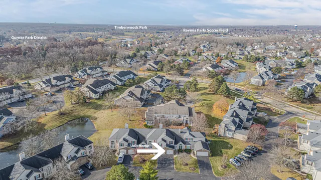 an aerial view of residential house with outdoor space