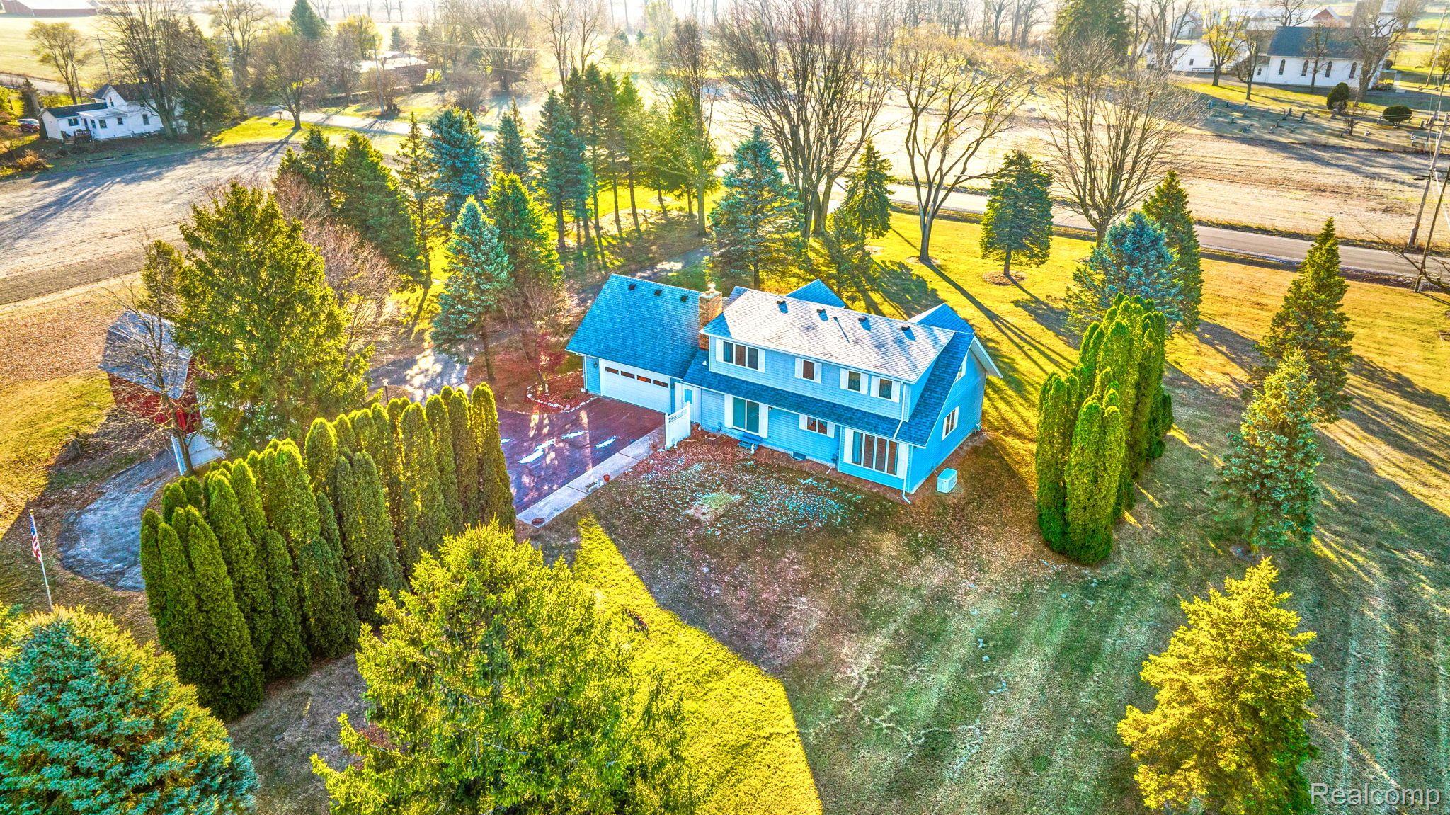 9212 West Albain Road Ida, MI 48140 - Photo 7 of 46 AERIAL VIEW