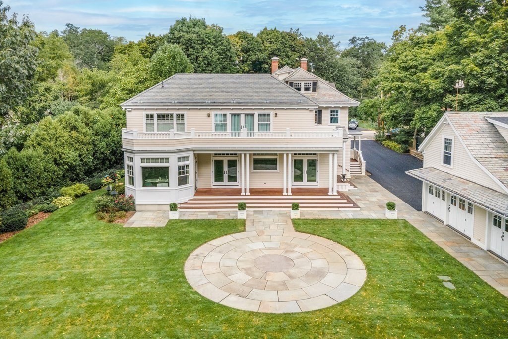 48 Everett Avenue Winchester, MA 01890 - Photo 5 of 42 a aerial view of a house with yard swimming pool and deck