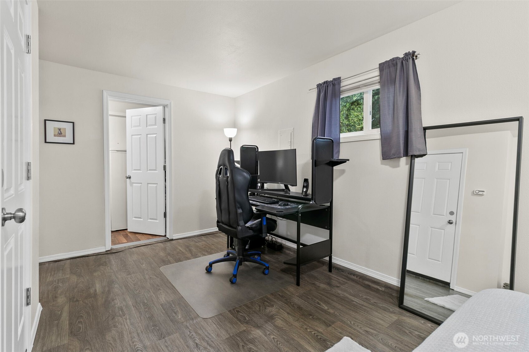 26604 191st Place Southeast Covington, WA 98042 - Photo 20 of 34 a view of a workspace with furniture and a window