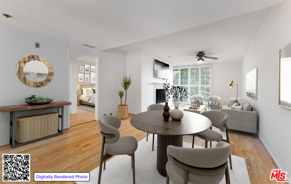 2910 Neilson Way, Unit 308 Santa Monica, CA 90405 - Photo 11 of 32 a view of a dining room with furniture and wooden floor