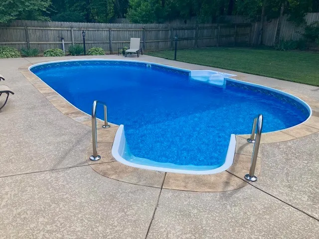 a view of a swimming pool