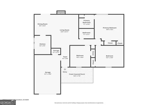 $1,815 | 9319 Forest Knoll Drive, Jonesboro, GA 30238