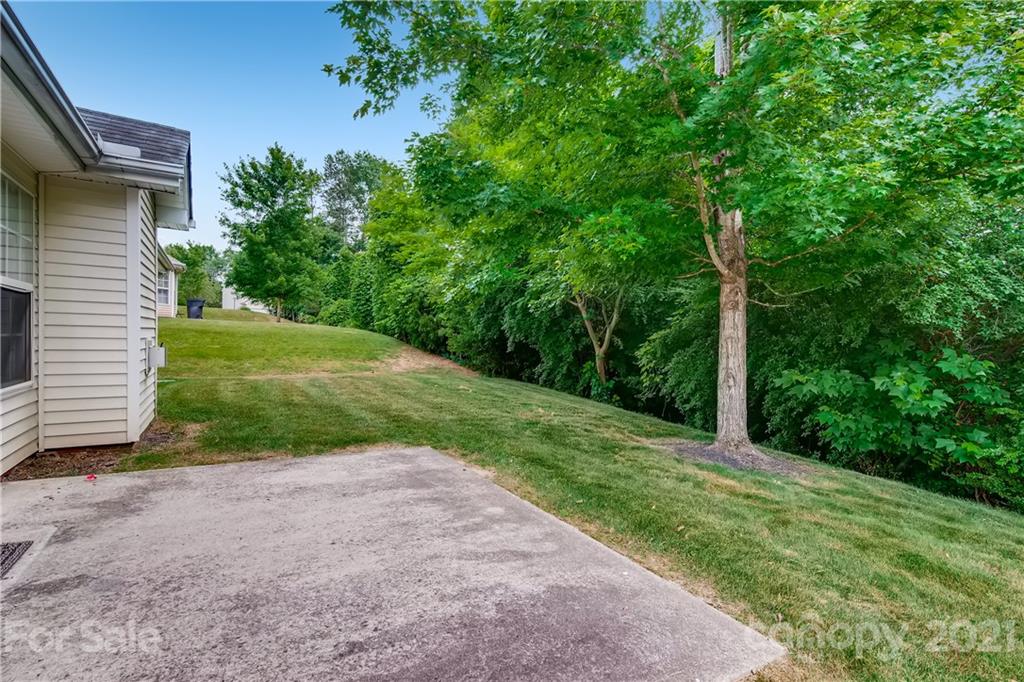 1416 Key Ridge Court Charlotte, NC 28216 - Photo 24 of 28 a view of a backyard with large trees