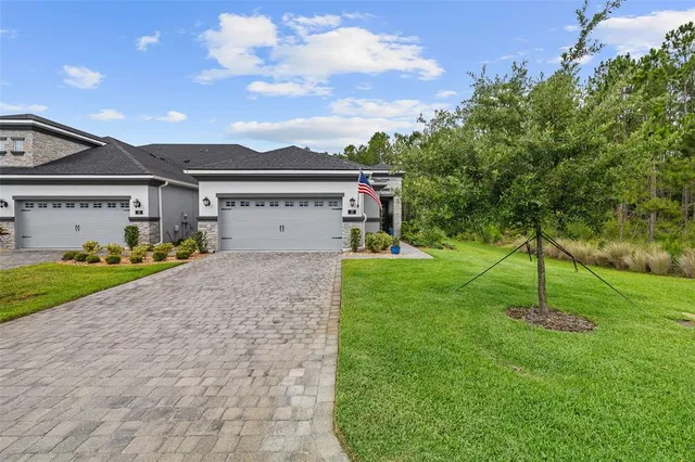 a front view of house with yard