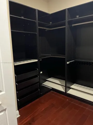 a view of walk in closet