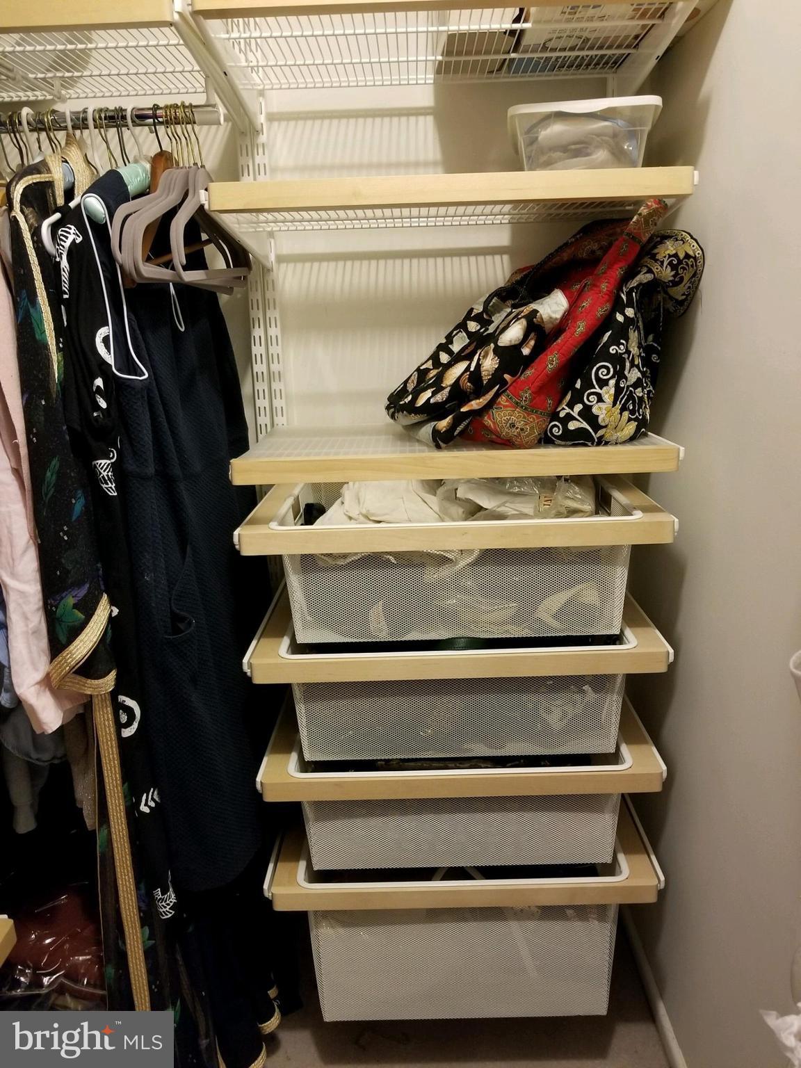 5504 Miles Court Springfield, VA 22151 - Photo 14 of 29 Closet Storage System with Adjustable Drawers