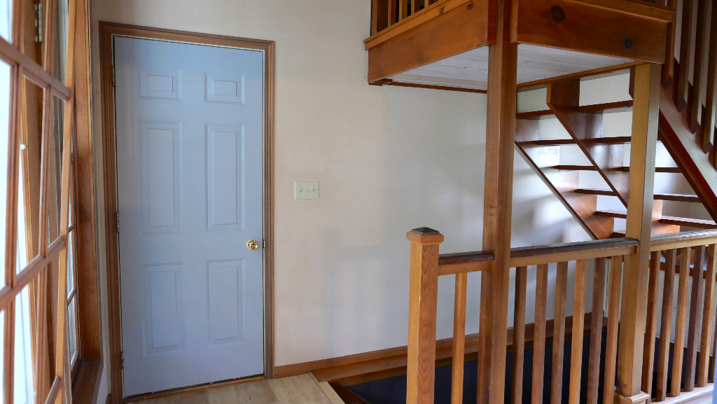2346 West Longhollow Road Elizabeth, IL 61028 - Photo 21 of 44 a view of staircase with railing and a window