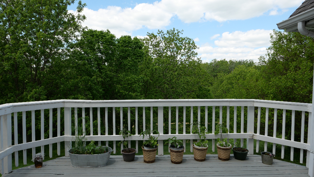 2346 West Longhollow Road Elizabeth, IL 61028 - Photo 31 of 44 a view of a two chairs and table in the balcony