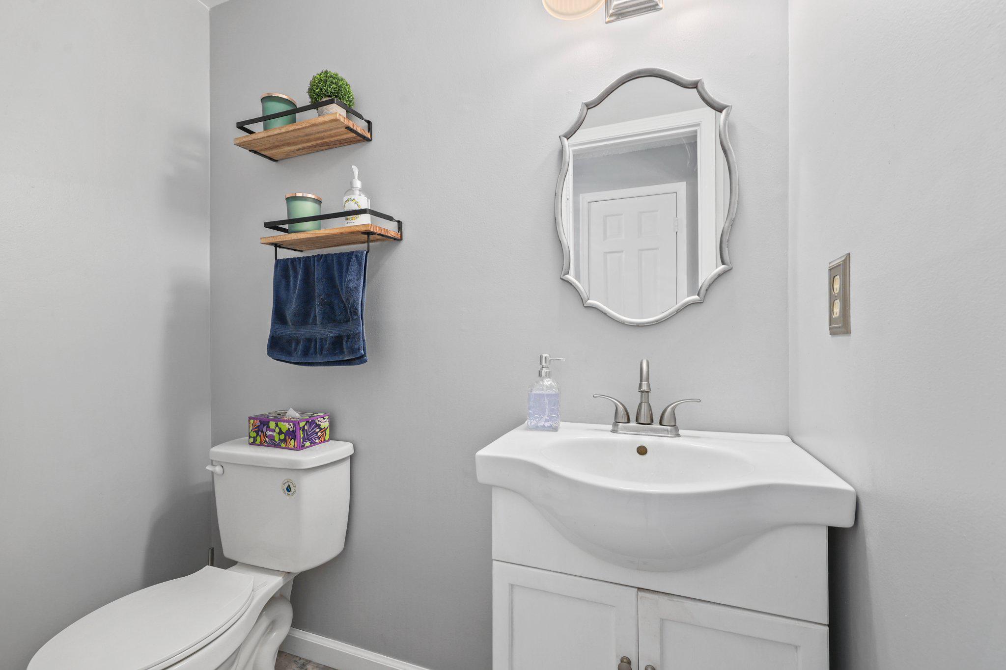 7357 Auburn Mill Road Warrenton, VA 20187 - Photo 21 of 35 Chic and modern basement half-bath retreat.