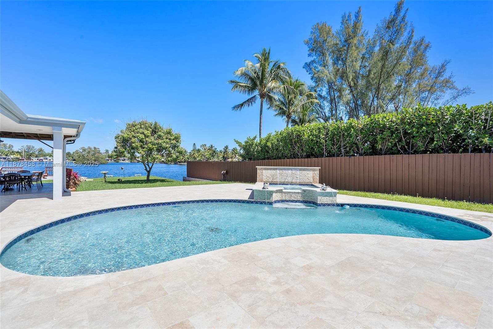2531 Northeast 195th Street Aventura, FL 33180 - Photo 33 of 45 a view of outdoor space yard and swimming pool