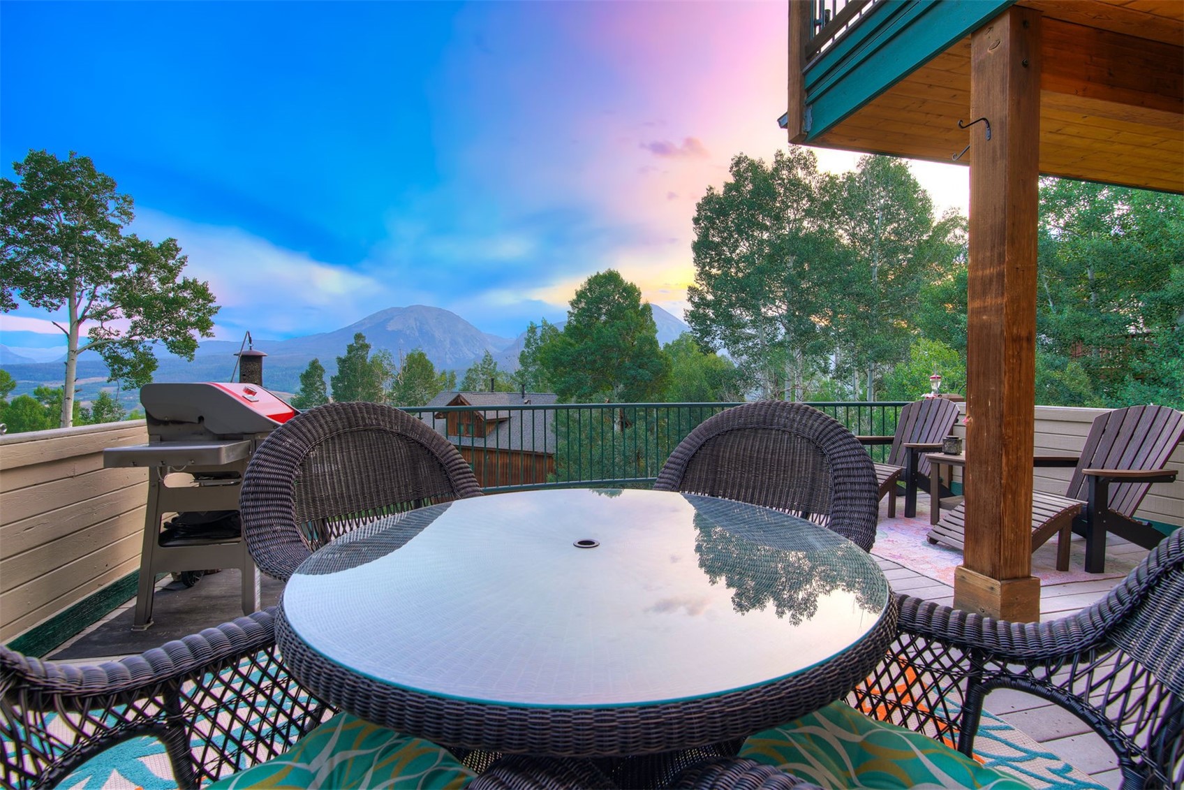 2210 Hamilton Creek Road Silverthorne, CO 80498 - Photo 10 of 50 Main level deck off of the dining room