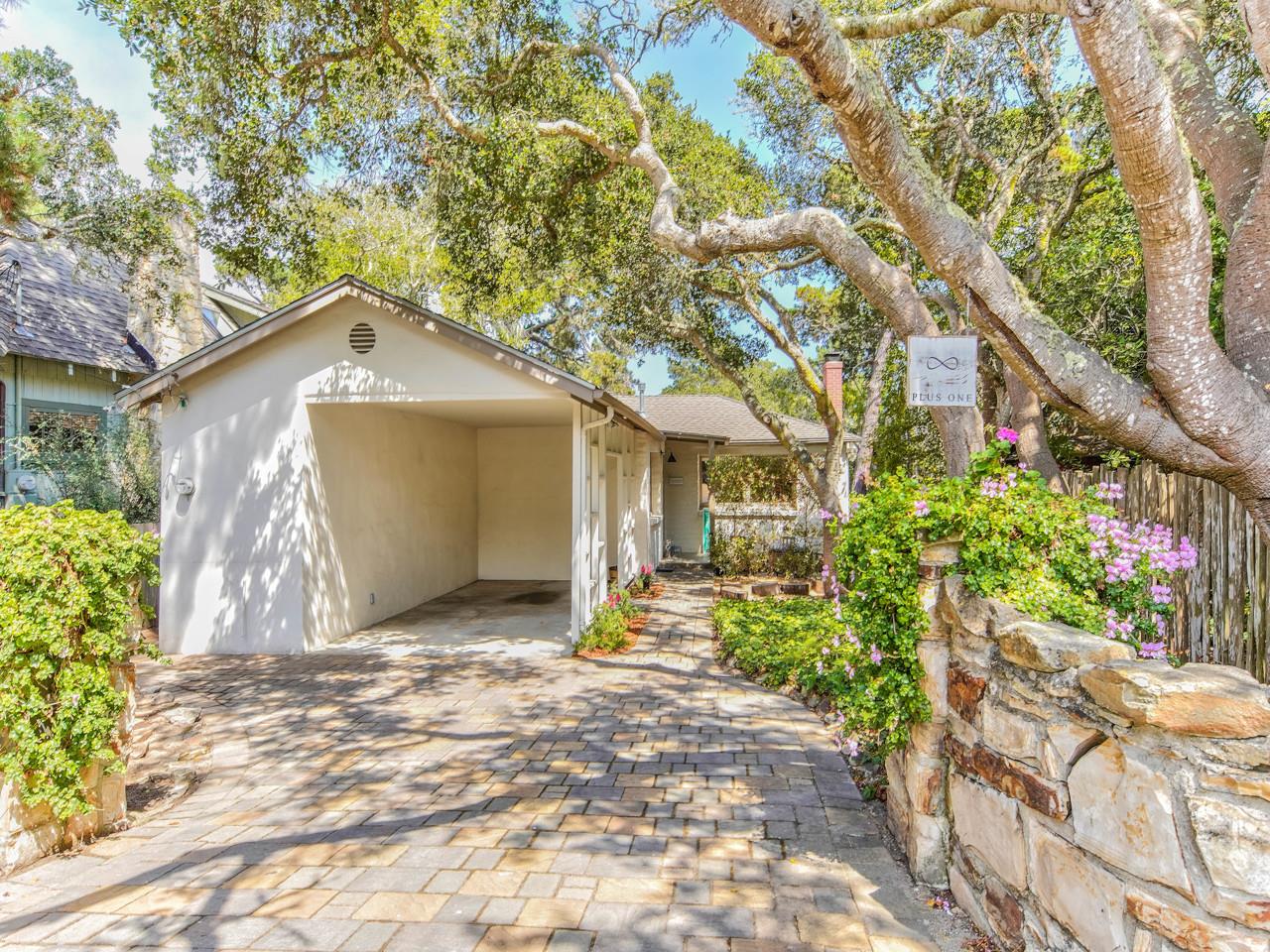 3 11th Avenue Carmel, CA 93923 - Photo 26 of 26 a front view of a house with a yard and tree s