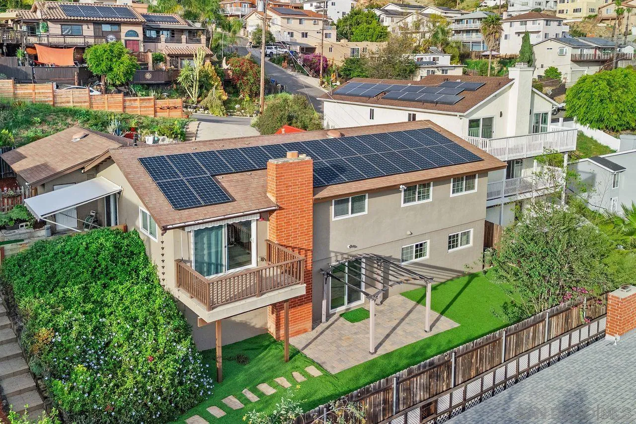 9545 Chestnut Street Spring Valley, CA 91977 - Photo 3 of 32 an aerial view of a house with garden space and street view