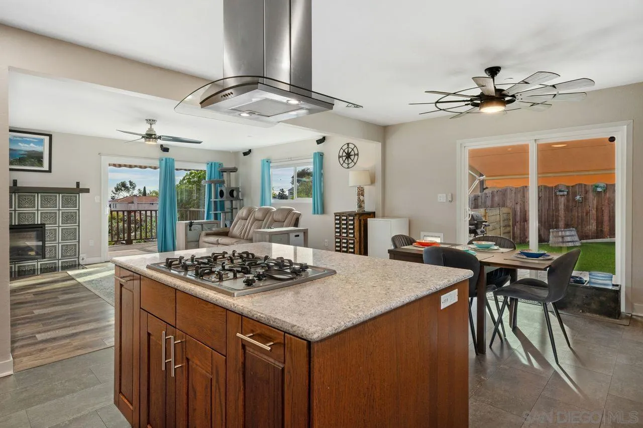 9545 Chestnut Street Spring Valley, CA 91977 - Photo 10 of 32 a kitchen that has a stove and a table in it