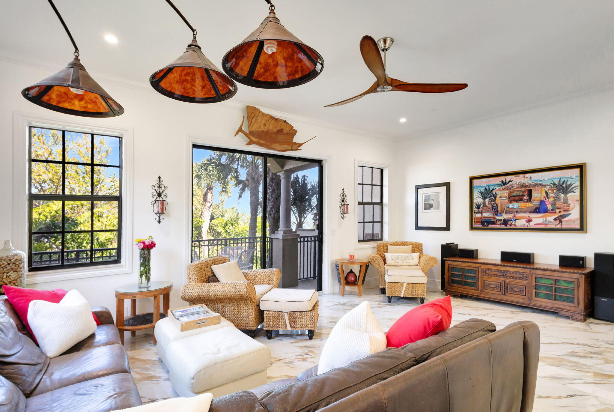 301 Del Sol Circle Tequesta, FL 33469 - Photo 25 of 83 a living room with furniture and a large window