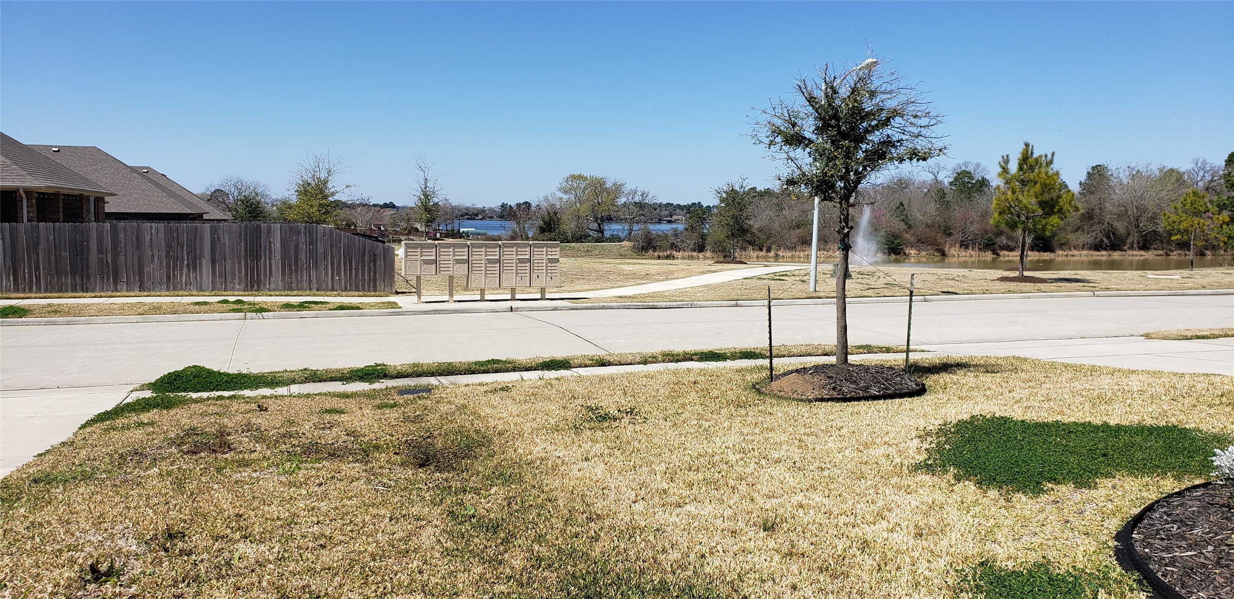 6206 Blue Coast Lane Conroe, TX 77304 - Photo 30 of 43 a view of a yard with an outdoor space