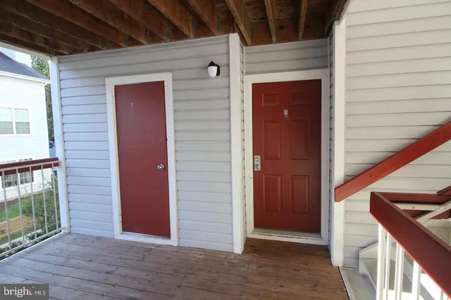 a view of front door of a house