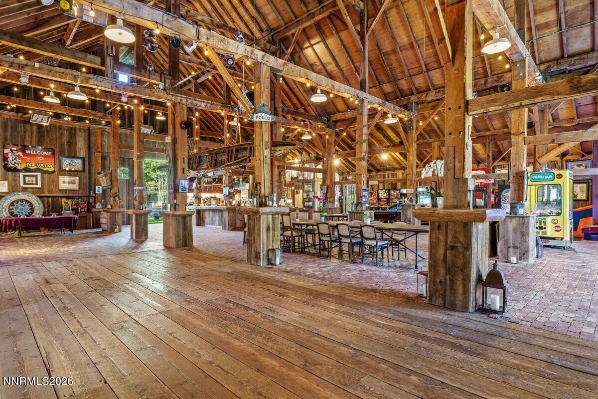 1949 Glenbrook Inn Road Glenbrook, NV 89413 - Photo 19 of 57 Barn Interior Main Hall & Bar