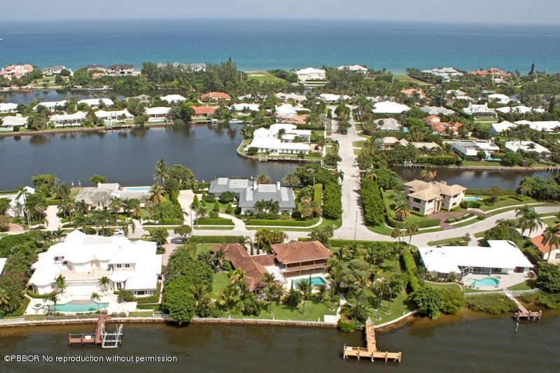 1515 Lands End Road Manalapan, FL 33462 - Photo 2 of 21 an aerial view of residential houses with outdoor space