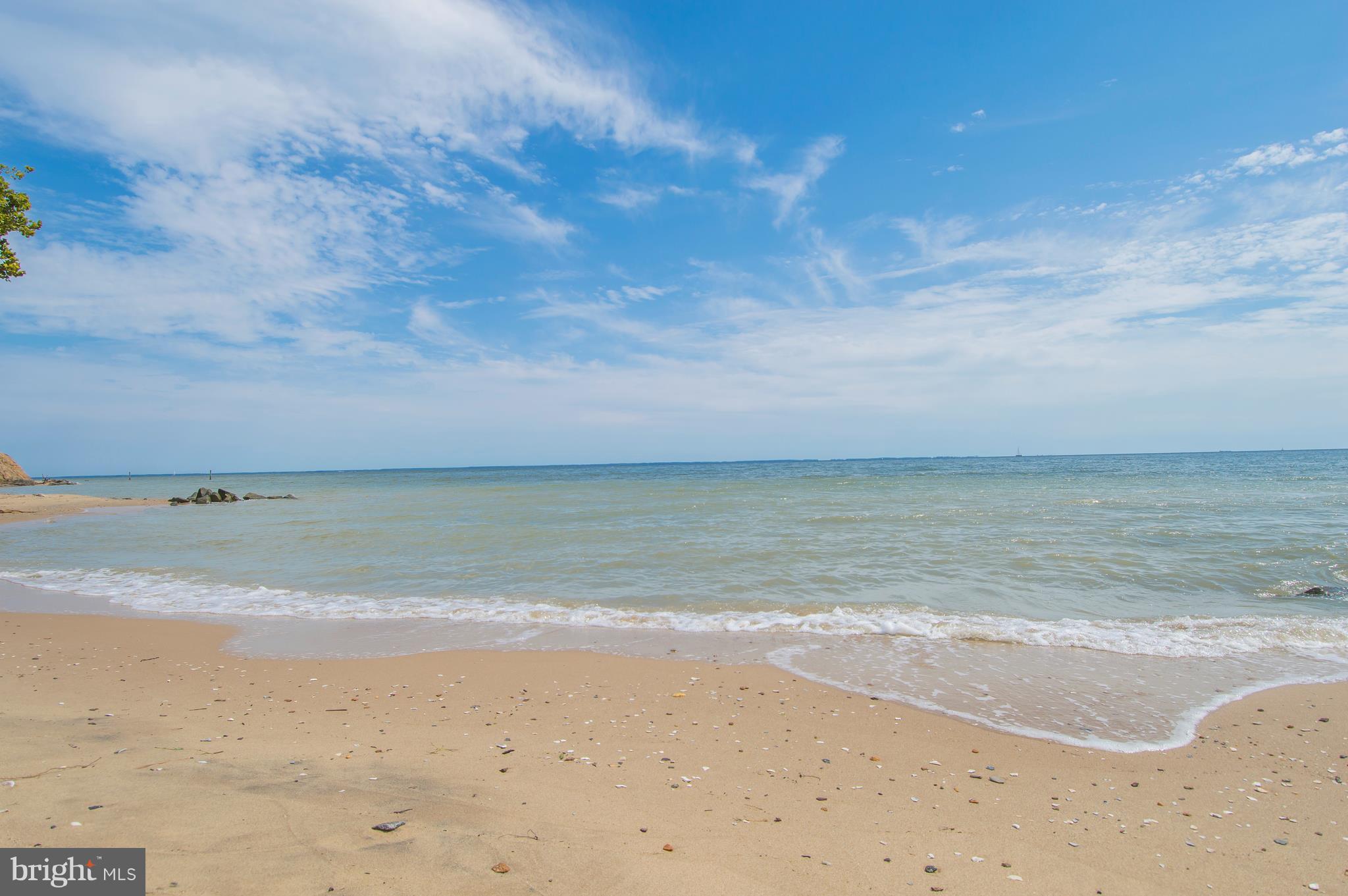 11589 Ropeknot Road Lusby, MD 20657 - Photo 25 of 30 one of two private community beaches on chesapeake