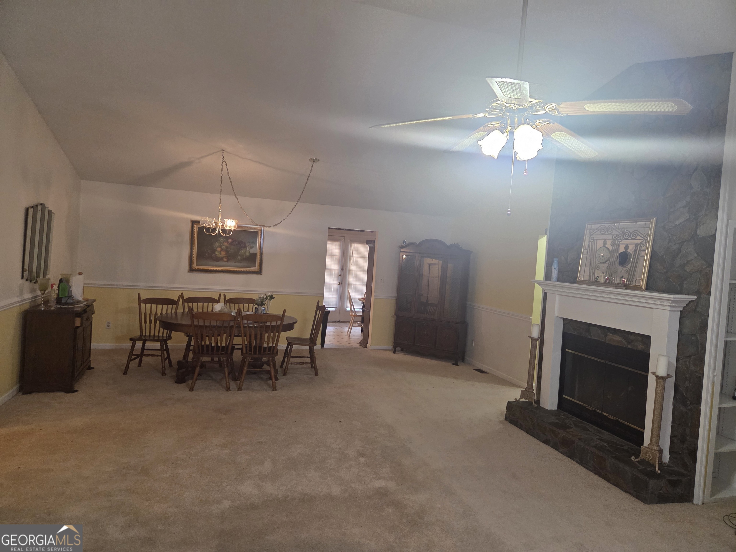 213 Lancelot Lane Dublin, GA 31021 - Photo 3 of 12 a view of a livingroom with furniture and a fireplace