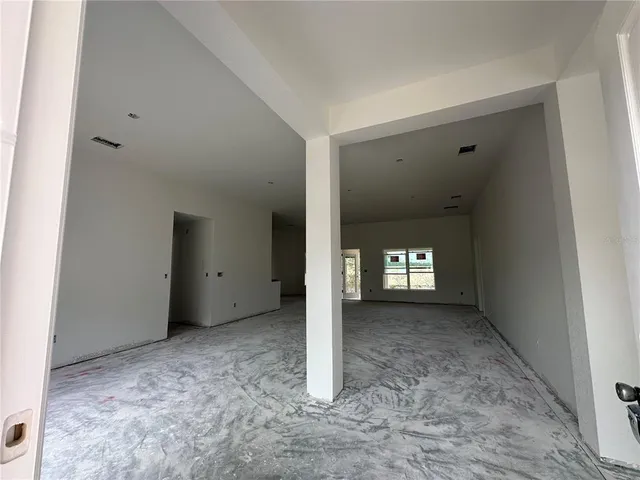 a view of a room with window