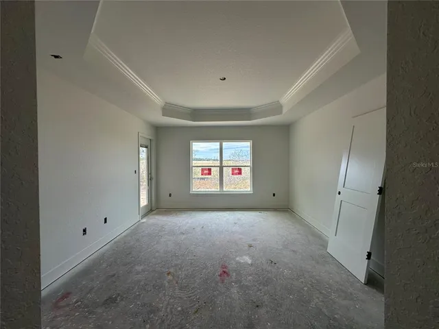 a view of a hallway with window