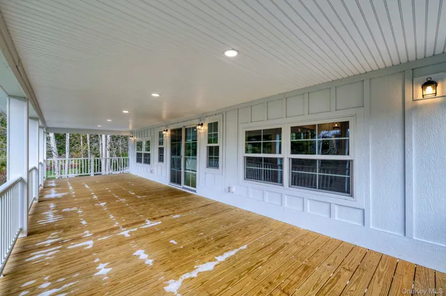 a view of large windows