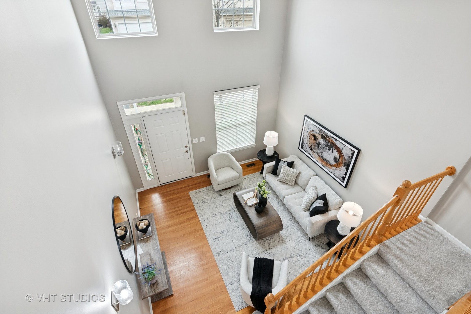 5178 Scott Circle Lisle, IL 60532 - Photo 26 of 45 a view of a workspace with furniture and wooden floor